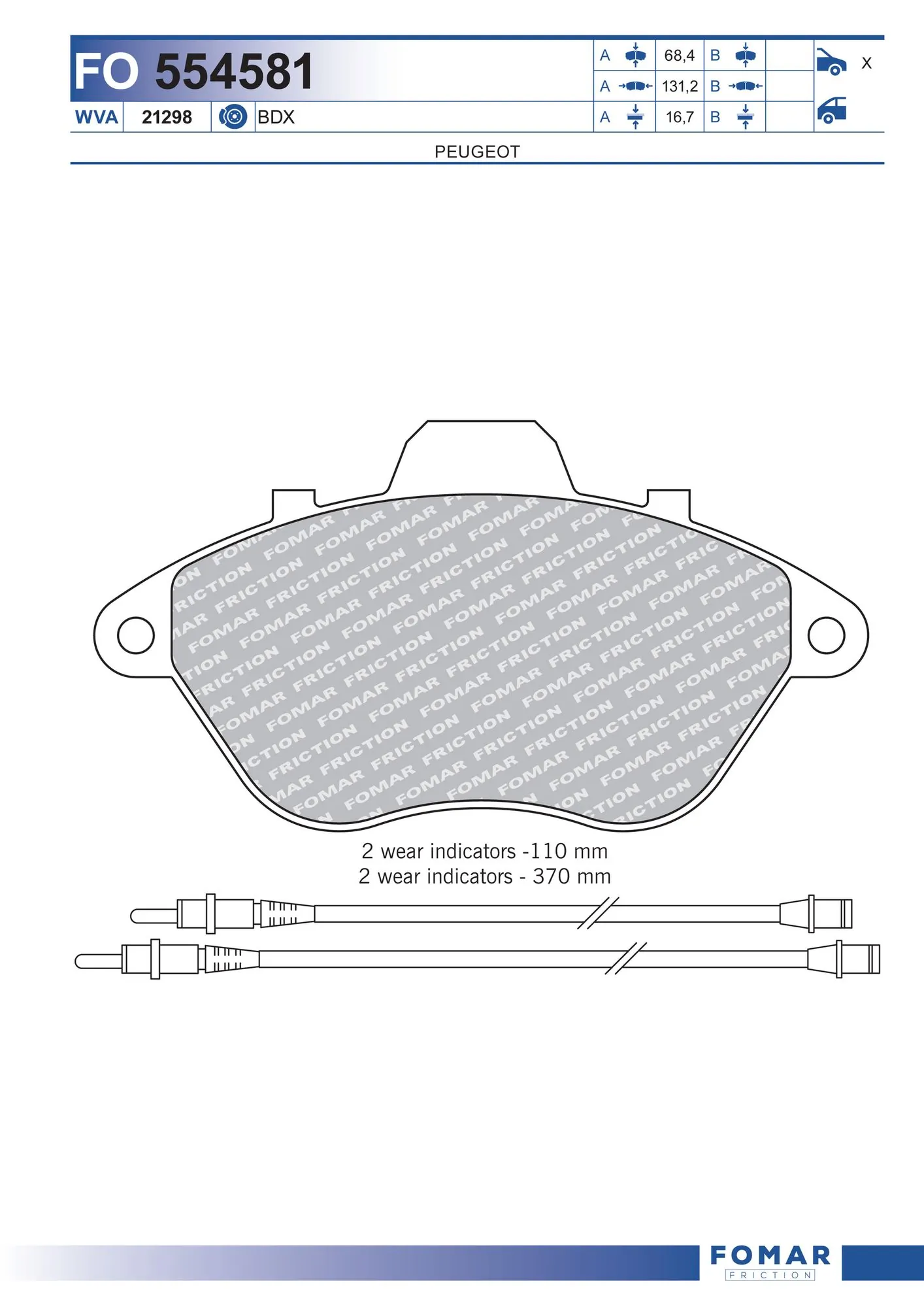 Brake Pad Set, disc brake